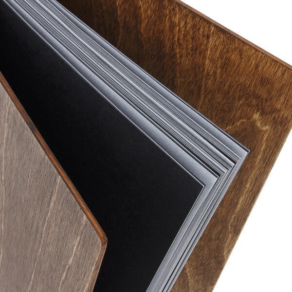 Gstebuch aus Holz mit deiner Gravur und Ringmechanik 35 x 30 cm