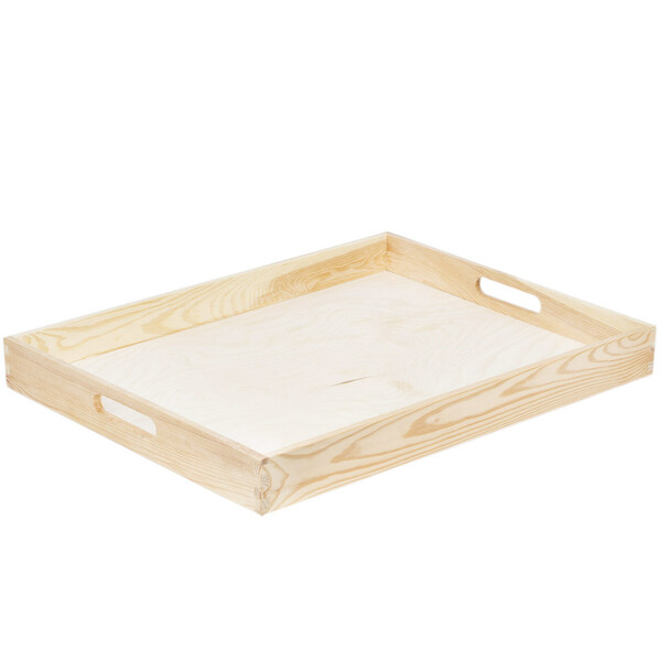 groes Holz Tablett 50 x 40 cm