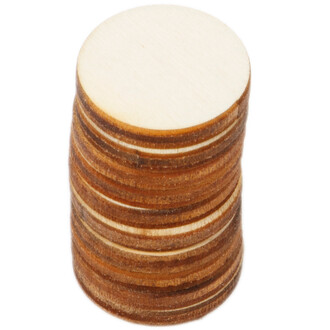Scheiben aus Holz Holzscheiben  2 cm Bastelholz 10er Set
