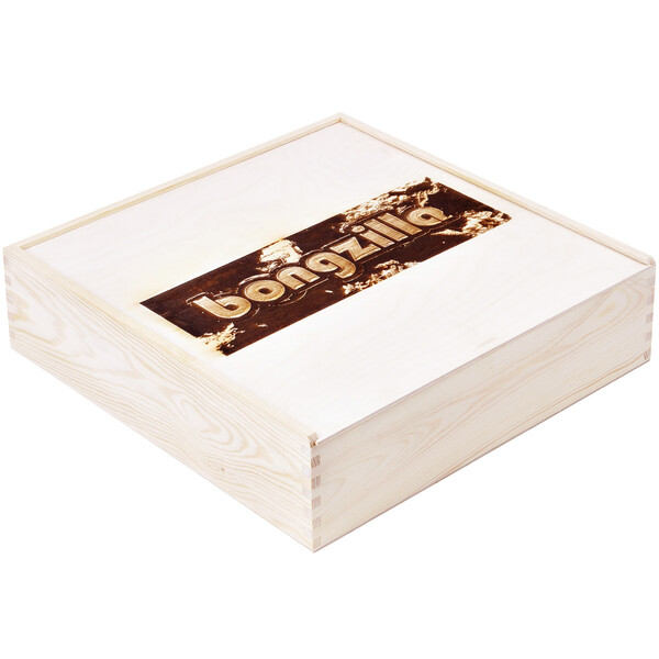 Holz Sammelbox als Geschenkverpackung mit Deiner Gravur Bcherkiste Fotobox
