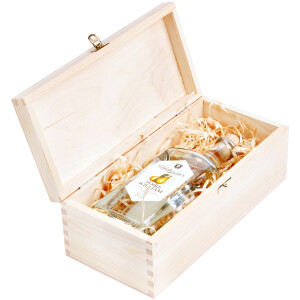Geschenkbox aus Holz für Spirituosen, Holzkiste mit...