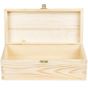 Geschenkbox aus Holz für Spirituosen, Holzkiste mit Deckel