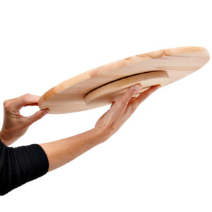 Drehteller aus Massivholz 40 cm