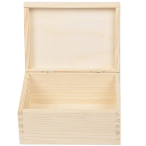 Deckel Box 16,5 x 12 x 8 cm Holzkiste