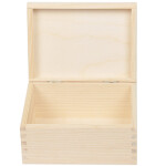 Deckel Box 16,5 x 12 x 8 cm Holzkiste