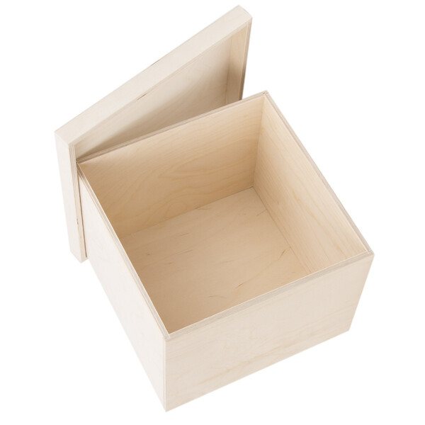 Holz Kiste Aufbewahrungskiste 12 Liter Holzbox Spielkiste fr Kinder
