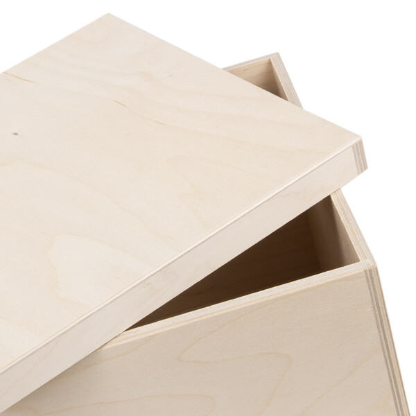 Holz Kiste Aufbewahrungskiste 12 Liter Holzbox Spielkiste fr Kinder