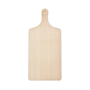Schneidebrett Holz mit Griff 40 x 18 cm, Holzschneidebrett