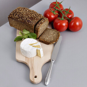 Tagesbrettchen Griff 35 x 16 cm Holzbrettchen