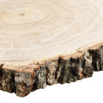 Baumscheiben 3er-Set Holzdekoration Ø 15 - 20 cm