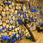 Baumscheiben 3er-Set Holzdekoration Ø 15 - 20 cm