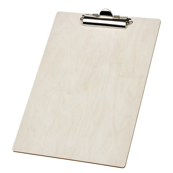 Holz Klemmbrett DIN A4 Clipboard, Klemmbrettmappe