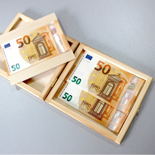 CD Box mit Schloss 16,5 x 14,5 x 2,5 cm