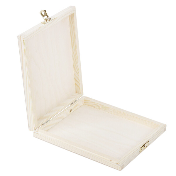 CD Box mit Schloss 16,5 x 14,5 x 2,5 cm
