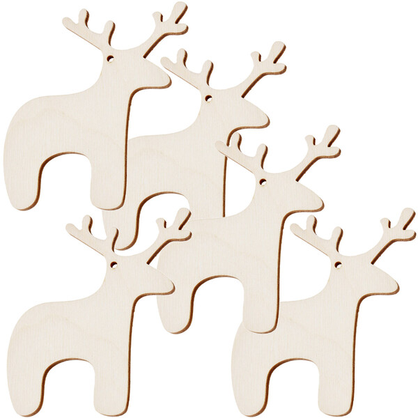 Rentier, Holz-Christbaumschmuck