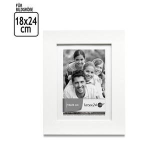 Fotorahmen mit Glasscheibe Format 18 x 24 cm Standrahmen...