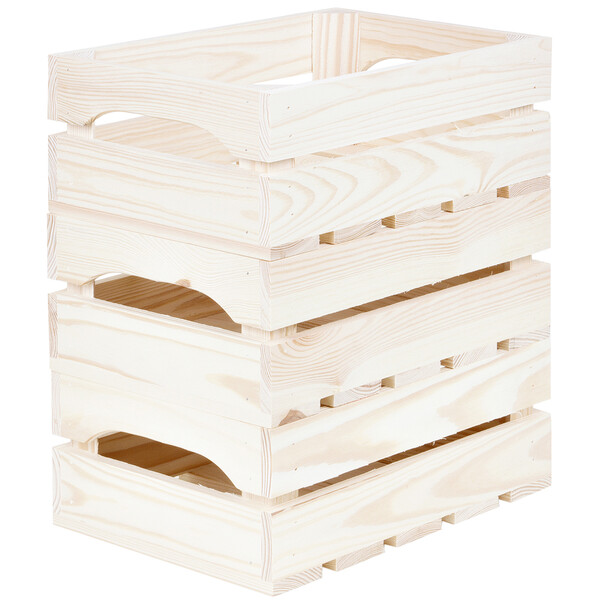 Holz Obststiege Holzkiste 31 x 22 x 12 cm