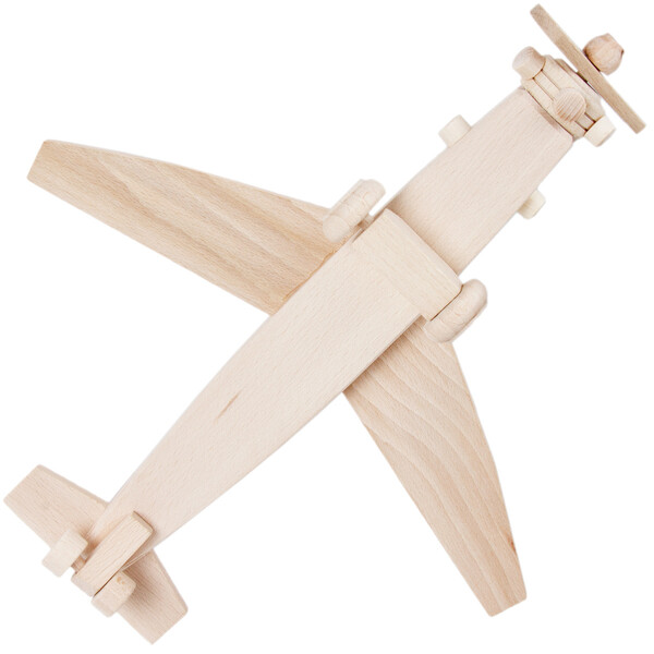 Kampfflugzeug Holzspielzeug