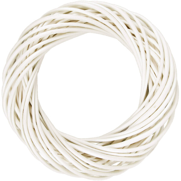 Natur Weidekrnze zu Weihnachten 3er Set Fensterkranz  20 cm in Beige