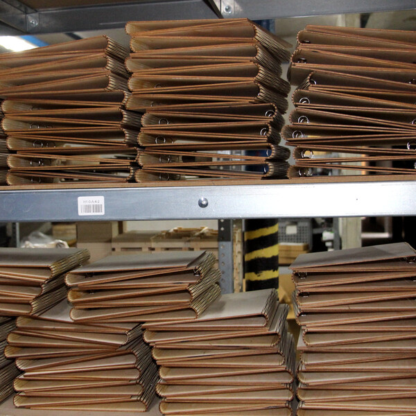 Ringbuch Herz Prsentationsmappe DIN-A4-Holzordner Holzmappe