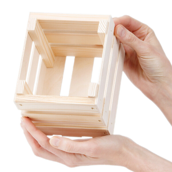 Wandregal aus Holz, Badregal
