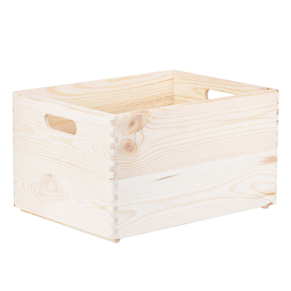 Holz Kiste Holzbox 9cm x 22,5cm Descoupage Dekoration 