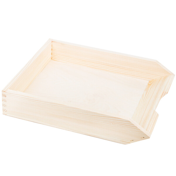 Dokumentenablage aus Holz DIN A4 Lngsformat