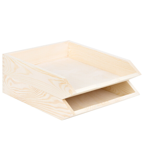 Holz Broablagen 2 Stck Lngs ausgerichtet