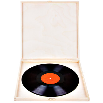 Box quadratisch für LP Schallplatten 35 x 35 x 3,5 cm aus...
