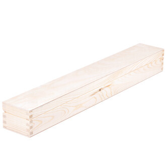 Holz Kerzenbox 47 x 7 x 5,5 cm Kommunionskerze Holz Kerzenbox 47 x 7 x 5,5 cm Kommunionskerze