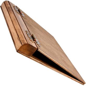 1 piece presentation folder wooden A4 ring binders