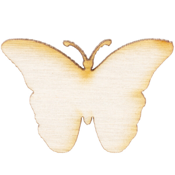 Holz-Schmetterling 3 x 2 cm Oster-Deko