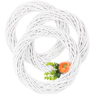 Weidenzweige wei, 3er-Set Naturkrnze Adventskrnze  30 cm