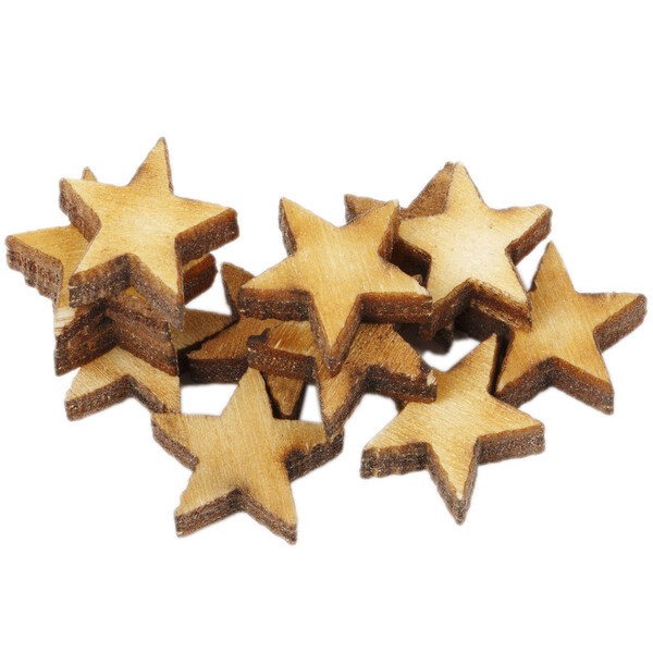 Kleiner Holzstern 1 x 1 cm, Streudeko