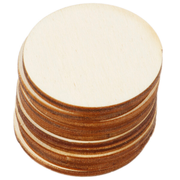 Holzscheibe  4 cm als Streudeko und zum Basteln