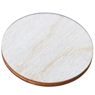 Holzscheibe  4 cm als Streudeko und zum Basteln