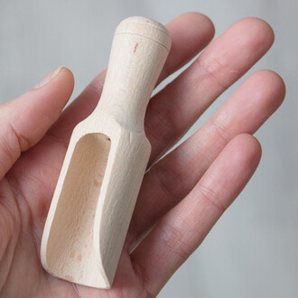 Gewrzlffel aus Holz 9 cm Holz Lffel Gewrzportionierer