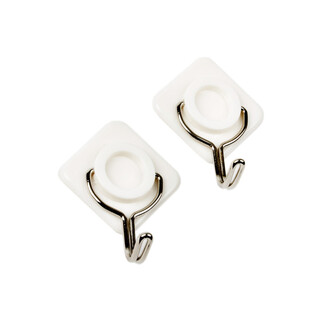 Rauteform selbstklebende Wandhaken 2er Set Metallhaken Rauteform selbstklebende Wandhaken 2er Set Metallhaken