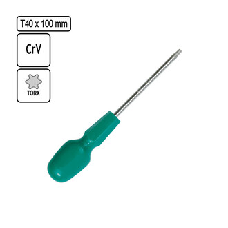 Schraubendreher 210 mm lang mit T40 Torx Plus mit... Schraubendreher 210 mm lang mit T40 Torx Plus mit...