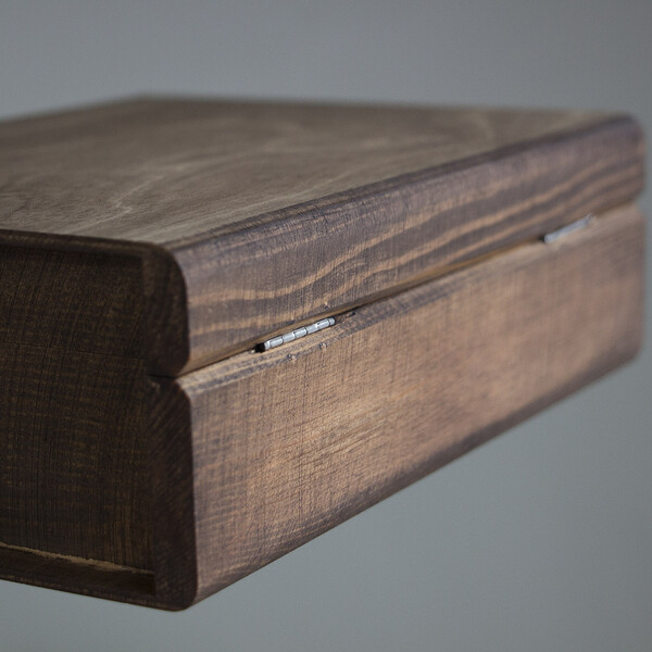 Buch aus Holz Bilder Buchschatulle 24 x 19 x 8 cm