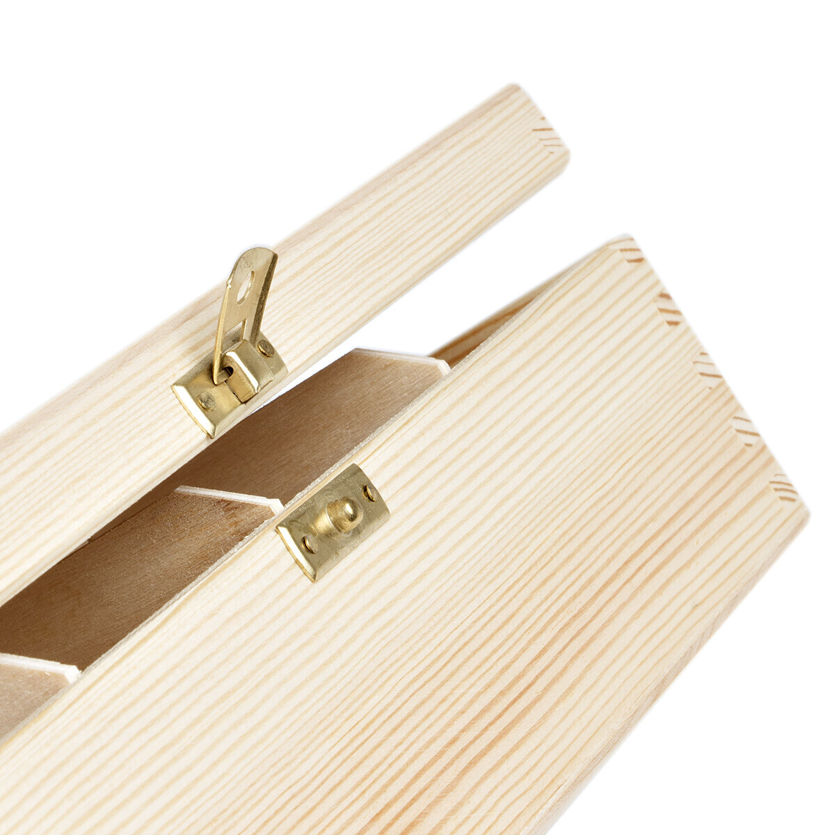 große Teekiste 12 Fächer 28,5 x 22,5 x 8 cm helle Holz Kiste, 13,39