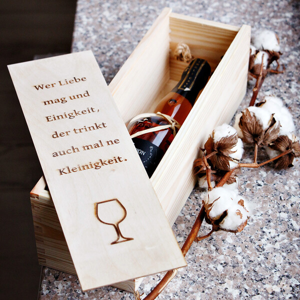 Weinkiste, Holzweinflaschenbox, Flaschenverpackung