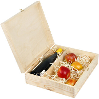 Gift box with a lock for 1 bottle of wine and other items Gift box with a lock for 1 bottle of wine and other items