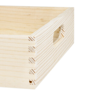Holztablett gerade 20 x 30 cm aus Birkenholz, Serviertablett