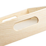 Holztablett gerade 20 x 30 cm aus Birkenholz, Serviertablett