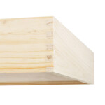 Tablett aus Vollholz 25 x 35 cm gerade