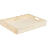 Birkenholz Tablett 30 x 40 cm gerade