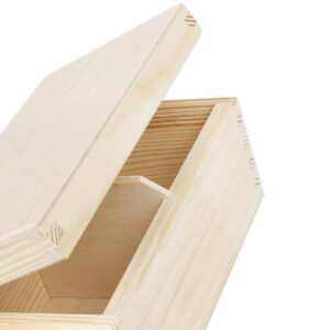Holzkiste mit 2 Fächer 16,5 x 9,5 x 8 cm Organizer