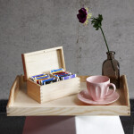 Holzkiste mit 2 Fächer 16,5 x 9,5 x 8 cm Organizer