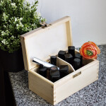 Holzkiste mit 2 Fächer 16,5 x 9,5 x 8 cm Organizer